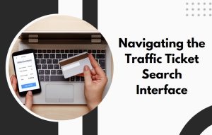 Navigating the Traffic Ticket Search Interface