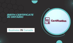 Birth Certificate in Ontario