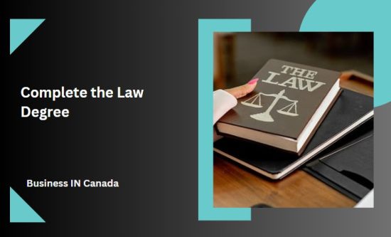 Complete the Law Degree