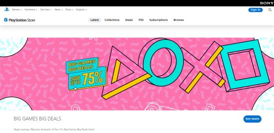 playstation store