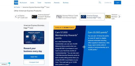 American Express Business Edge Card