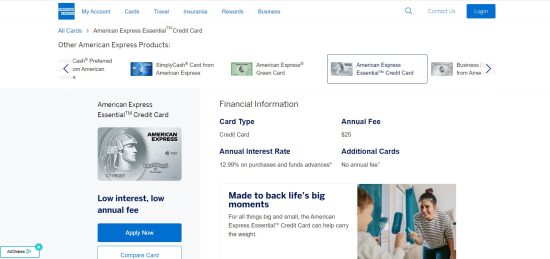 American Express Essential Card