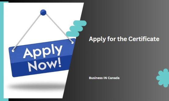 Apply for the Certificate