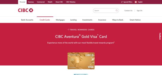 CIBC Aventura Gold Visa Card