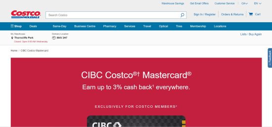 CIBC Costco Mastercard