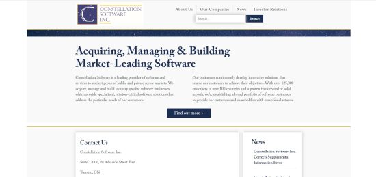 Constellation Software Inc.