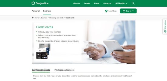 Desjardins Visa Business Credit Card
