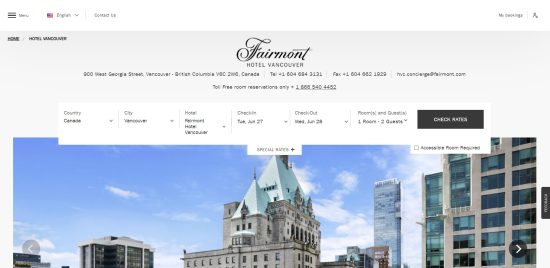 Fairmont Hotel Vancouver
