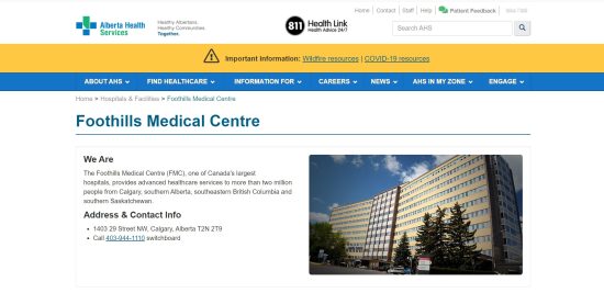 Foothills Medical Centre