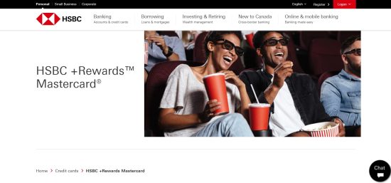 HSBC +Rewards Mastercard
