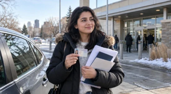 New resident exchanging a driver licence in Manitoba