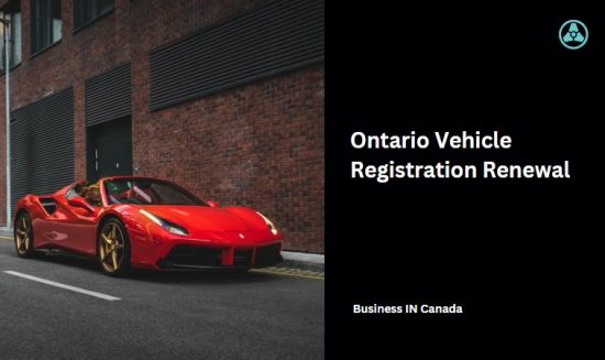 Ontario Vehicle Registration Renewal