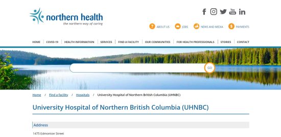 University Hospital of Northern British Columbia