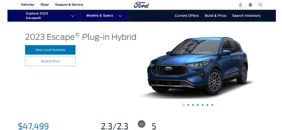 Ford Escape Plug-In Hybrid