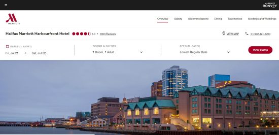 Halifax Marriott Harbourfront Hotel