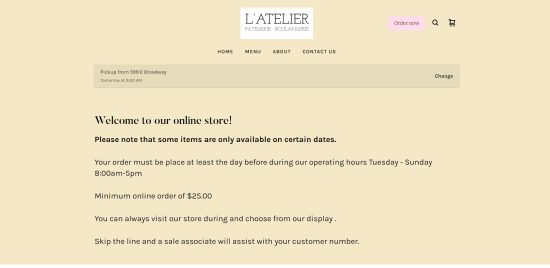 L'Atelier Patisserie