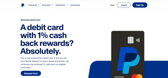PayPal Business Debit Mastercard