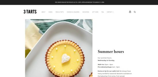 Three Tarts
