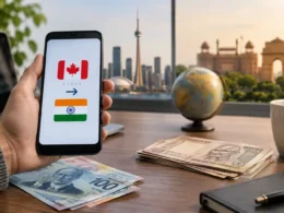 how to transfer money from canada to india