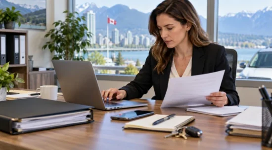 Business address changes in British Columbia