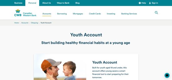CWB Youth Account