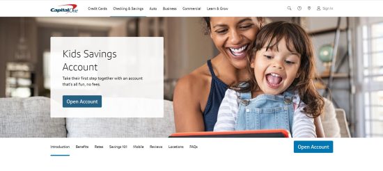 Capital One’s Kids Savings Account