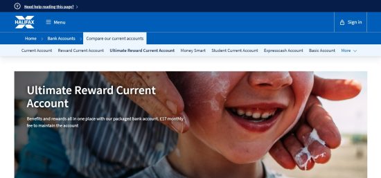 Halifax Ultimate Reward Current Account