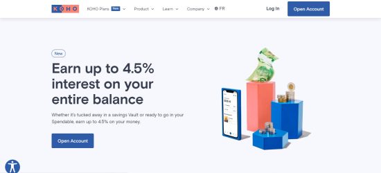 KOHO Mastercard® Prepaid Credit Card