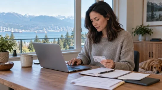 Updating an address on B.C. identification