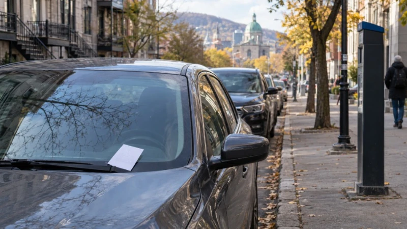 montreal parking ticket