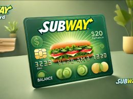 subway gift card balance