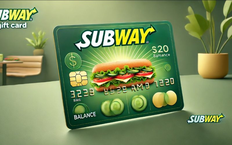 subway gift card balance