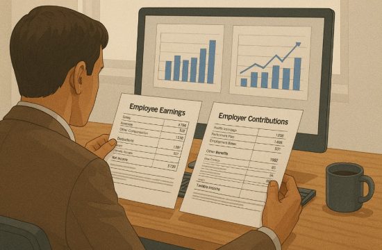 What is the real tax rate when employer contributions are included