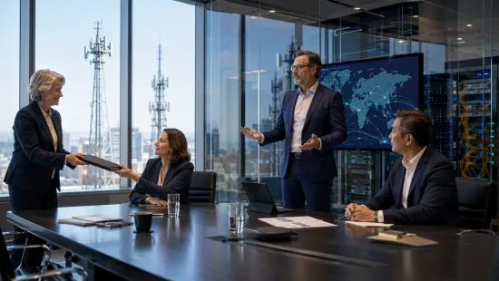 What leadership changes has TELUS announced